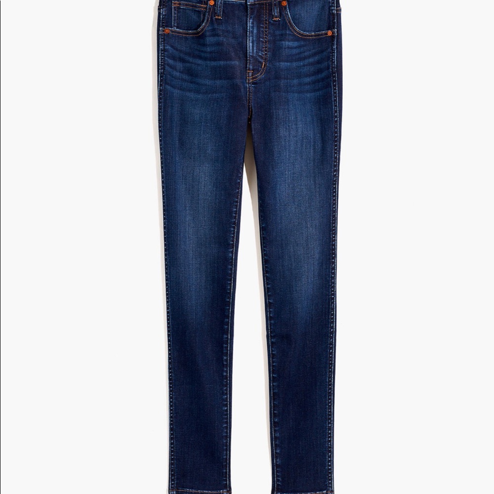 10" High-Rise Skinny Jeans in Woodland Wash: TENCEL Denim Edition - Picture 2 of 12